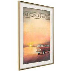 Arkiio Affisch California Beaches [Poster] 20x30 Poster